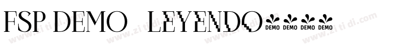 FSP DEMO   Leyendo字体转换